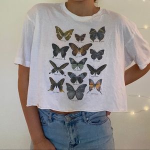 Tilly’s Butterfly Crop Top